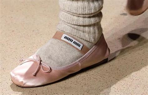 miu miu socks dupe|Miu Miu Ballet Flats Dupe – 7 Shoes Like the Ballerinas.